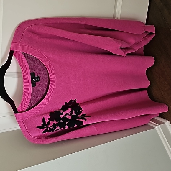 Jason Wu Sweaters - Jason wu 3x sweater pink Jacquard Floral